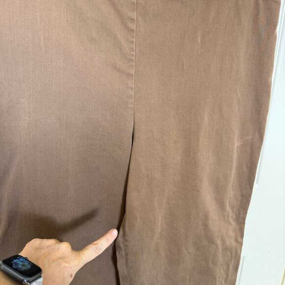Coldwater Creek Brown Pants Women’s 14 – Wide Leg Stretch Trousers - Picture 3 of 8